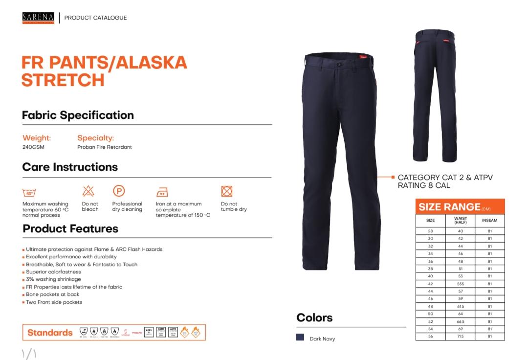 بنطلون ضد الكهرباء والحريق