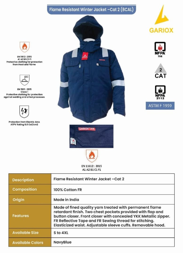 جواكت ضد الكهرباء والحريق